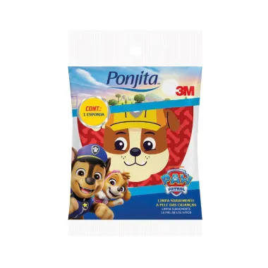 Esponja de Banho Ponjita Patrulha Canina Sortidos