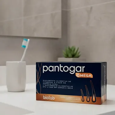 Pantogar &Ocirc;mega Com 60 C&aacute;psulas Duras + 30 C&aacute;psulas Moles