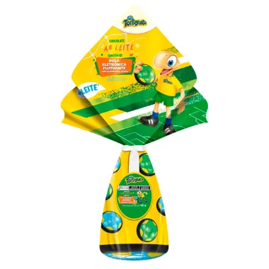 Ovo de P&aacute;scoa Arcor Tortuguita Chocolate ao Leite Vem com Bola Eletr&ocirc;nica Flutuante Tortuball 100g