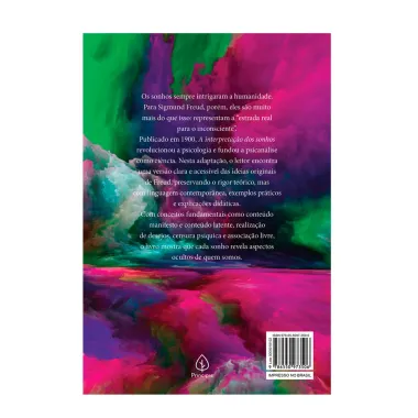 Livro A Interpreta&ccedil;&atilde;o Dos Sonhos Psican&aacute;lise para Principiantes