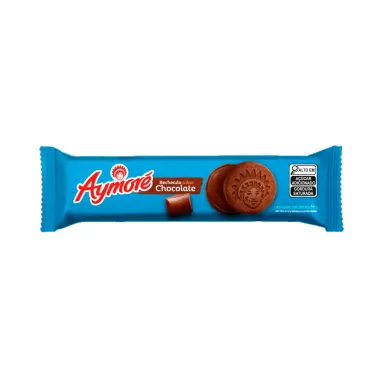 Biscoito Aymor&eacute; Recheado Chocolate 86g