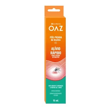 Gel OAZ P&oacute;s Picada de Insetos Al&iacute;vio R&aacute;pido15ml