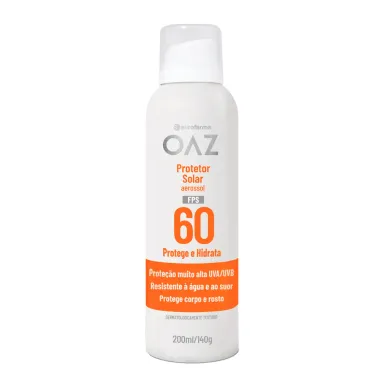 Protetor Solar OAZ FPS60 Aerosol 200ml