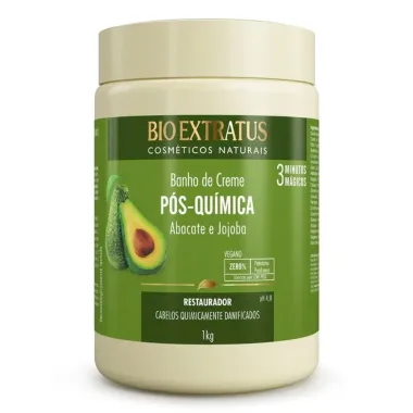 Banho de Creme Bio Extratus P&oacute;s Qu&iacute;mica Abacate e Jojoba Restaurador 1Kg