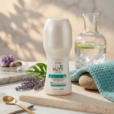 Desodorante Avon On Duty Care Roll-on Redutor de Pelos Antitranspirante 48h Antiodor 48ml