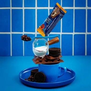 Barra de Prote&iacute;na 3 Cora&ccedil;&otilde;es 15g Prote&iacute;na Cappuccino Cookies 'N Cream 50g