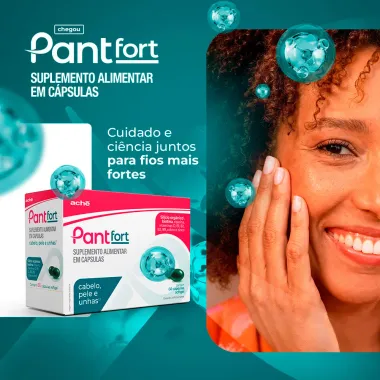 Pant Fort Cabelo Pele e Unhas com 60 C&aacute;psulas Softgel