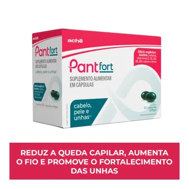 Pant Fort Cabelo Pele e Unhas com 60 C&aacute;psulas Softgel
