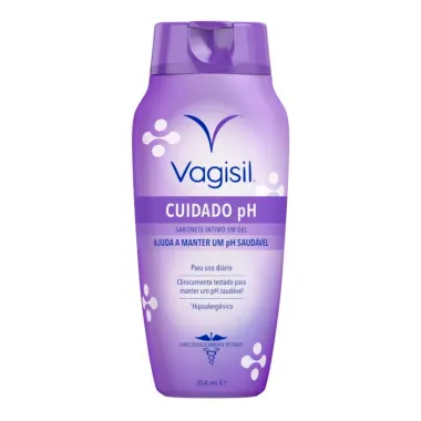Sabonete &Iacute;ntimo em Gel Vasigil Cuidado pH 354ml