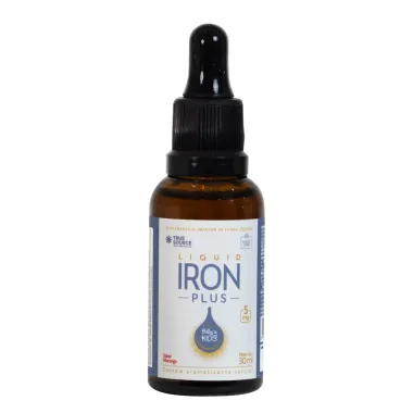 Liquid Iron Plus 5mg For Baby e Kids True Source Sabor Morango 30ml