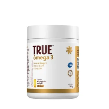 &Ocirc;mega 3 True com 60 C&aacute;psulas Softgel