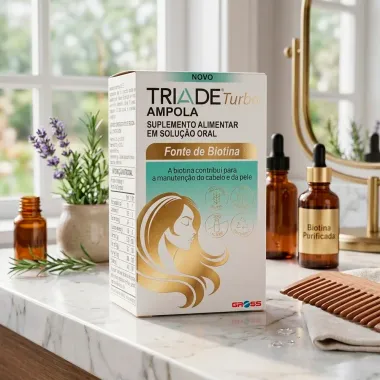 Triade Turbo Ampola Fonte de Biotina com 2 Ampolas de 3ml cada