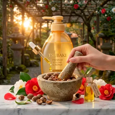 Shampoo Tsubaki Premium Volume e Repair 450ml