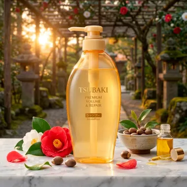 Shampoo Tsubaki Premium Volume e Repair 450ml