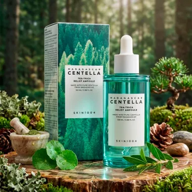 S&eacute;rum Facial Calmante SKIN1004 Madagascar Centella Tea Trica Relief Ampoule 100ml