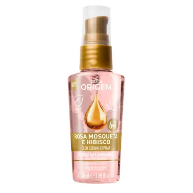 &Oacute;leo S&eacute;rum Nazca Origem Rosa Mosqueta e Hibisco 6 em 1 repara&ccedil;&atilde;o e Antidanos 50ml