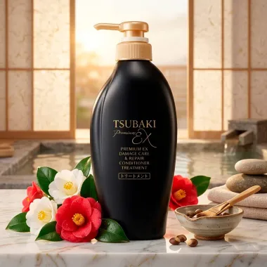 Condicionador Tratamento Tsubaki Premium EX Damage Care e Repair 490ml