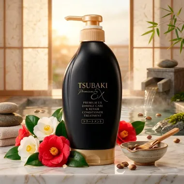 Condicionador Tratamento Tsubaki Premium EX Damage Care e Repair 490ml
