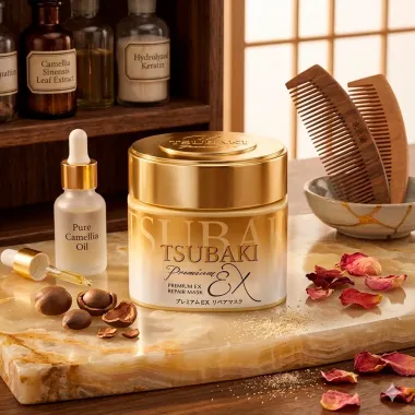 M&aacute;scara Capilar Tsubaki Premium EX Repair Mask 180g