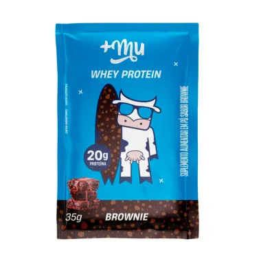 Whey Protein +Mu 18g de Prote&iacute;na Brownie Sach&eacute; 35g