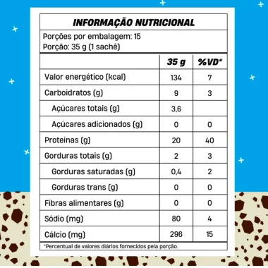 Whey Protein Mais Mu Sabor Cookies'N Cream com 18g de Prote&iacute;na Sach&ecirc; 31g