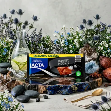 Chocolate Lacta Diamante Negro Tamanho Fam&iacute;lia 145g
