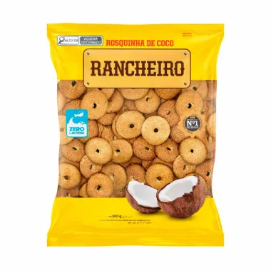 Rosquinhas Rancheiro Sabor Coco 500g
