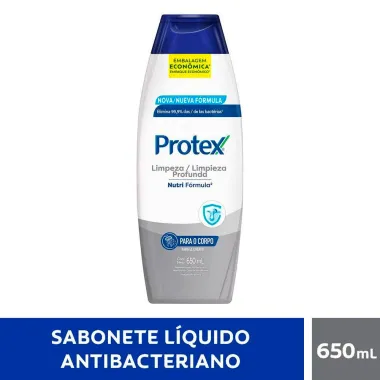 Sabonete L&iacute;quido Protex Limpeza Profunda Embalagem Econ&ocirc;mica 650ml