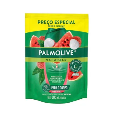 Sabonete L&iacute;quido Palmolive Naturals Mel&acirc;ncia para o Corpo Refil Pre&ccedil;o Especial 200ml