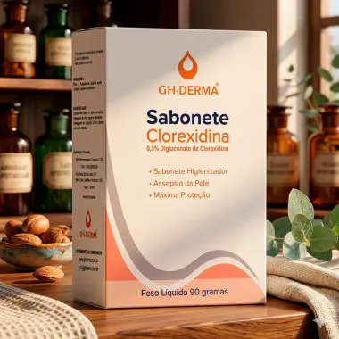 Sabonete em Barra GH Derma Clorexidina 0,3% 90g