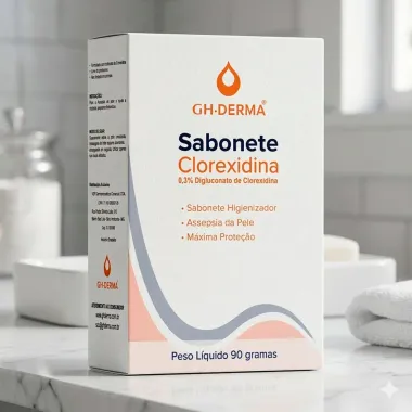 Sabonete em Barra GH Derma Clorexidina 0,3% 90g