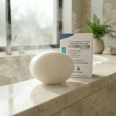 Sabonete em Barra SensiSkin Premium Neutro e Hidratante Sem Perfume 3 Unidades de 90g cada