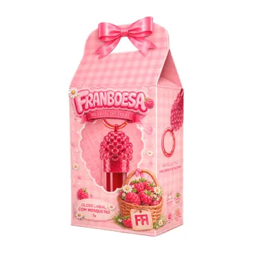 Gloss Labial com Mosquet&atilde;o By Franciny Ehlke Framboesa 5g