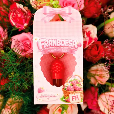 Gloss Labial com Mosquet&atilde;o By Franciny Ehlke Framboesa 5g