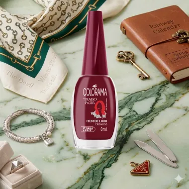Esmalte Colorama O Diabo Veste Prada Cor Item de Luxo Cremoso 8ml