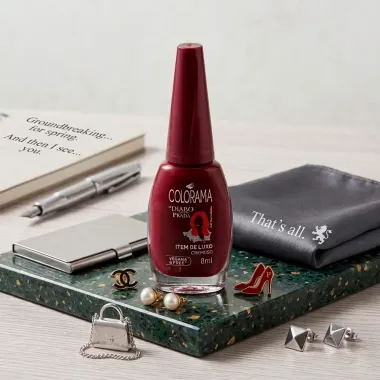 Esmalte Colorama O Diabo Veste Prada Cor Item de Luxo Cremoso 8ml
