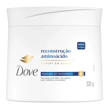 Mascara de Tratamento Dove Reconstru&ccedil;&atilde;o e Amino&aacute;cido Expert em Danos 320g