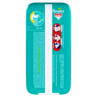 Fralda Pampers Pants Ajuste Total Tamanho P com 32 Unidades Descart&aacute;veis