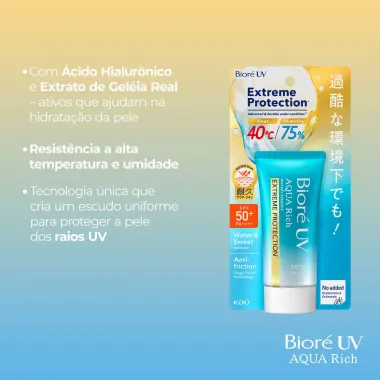 Bior&eacute; UV Aqua Rich Extreme Protection FPS 50 Water Swet 50g