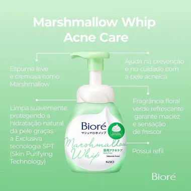 Bior&eacute; Marshmallow Whip Facial Acne Care 150ml