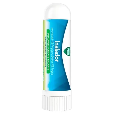 Inalador Vick Descongestionante Inalante com 2 Tubos de 0,5g cada