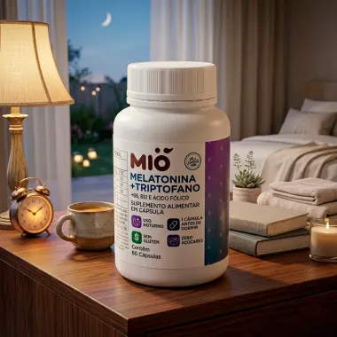 Melatonina + Triptofano Mi&oacute; com 60 C&aacute;psulas