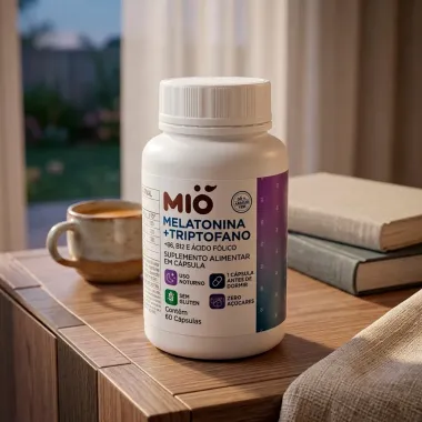 Melatonina + Triptofano Mi&oacute; com 60 C&aacute;psulas