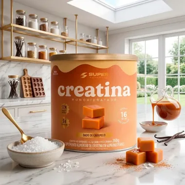 Creatina Monohidratada Super Nutrition Dado de Caramelo 260g