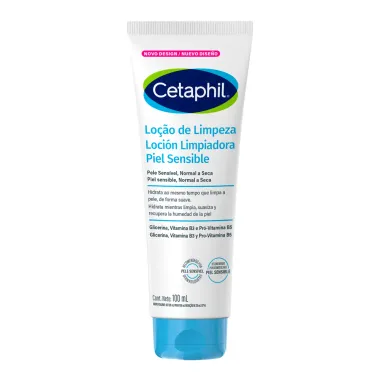 Cetaphil Lo&ccedil;&atilde;o Hidratante Pele Sens&iacute;vel Norma a Seca 473ml Ganhe Lo&ccedil;&atilde;o de Limpeza Pele Sens&iacute;vel Normal a Seca 100ml