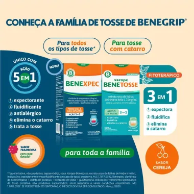 BeneXpec Xarope Sabor Framboesa 120ml