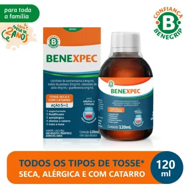 BeneXpec Xarope Sabor Framboesa 120ml