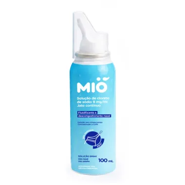 Fluidificante e Descongestionante Nasal 0,9% Mi&oacute; Jato Cont&iacute;nuo 360&deg; 100ml