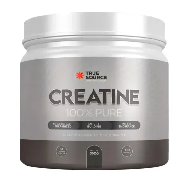 Creatina 100% Pure True Source Monohidratada P&oacute; 300g