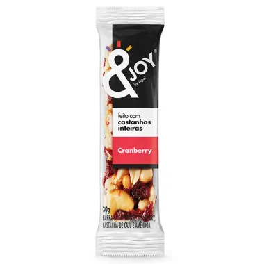 Barra de Cereal & Joy com Castanhas Inteiras Sabor Cranberry 30g